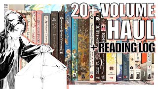 august book haul + reading log | 20+ VOLUMES