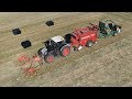 Raking, baling & wrapping grass silage in one pass!