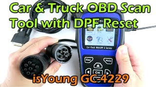 OBD Truck Scan Tool with DPF Reset