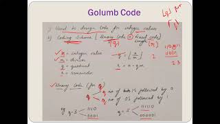 Lect 15 Golumb Code