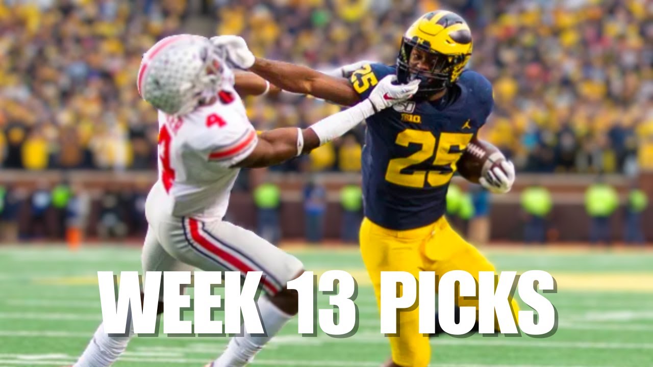 College Football Week 13 Picks & Predictions | Ohio St @ Michigan | Big ...