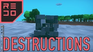 All Structure Destruction Physics In REDO [UNITY GAME DEVELOPMENT]