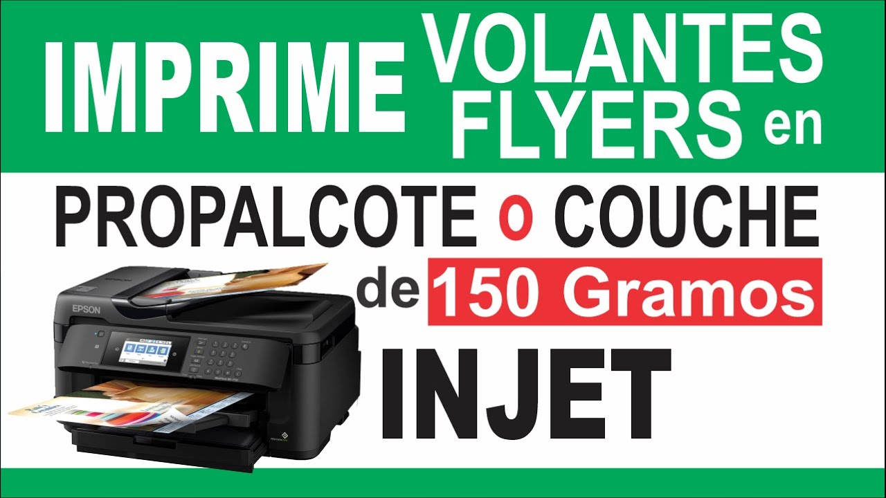 ✔️How to print on COUCHE PROPALCOTE paper on a HOME printer😱 || PREVENT ink from RUNNING ❌ - YouTube