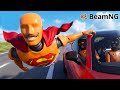 Super Dummy VS Bank Robbers - Epic Chase! (BeamNG.drive)