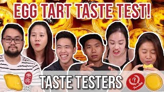 Best Egg Tart in Singapore | Taste Testers | EP 24