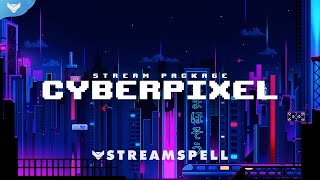 Cyberpixel Stream Overlay Package by StreamSpell Cyberpixel Stream Overlay Package by StreamSpell
