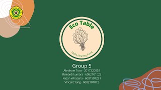 Ecotable Restaurant Video Promotion