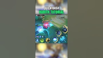 HARITH QUICK DASH TUTORIAL✅ #MLBBCreator#MLBBNEXT2025 #gaming #harith #mlbb
