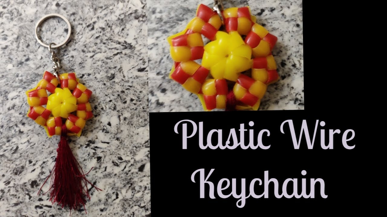 Plastic Wire Keychain / Keychain...! YouTube