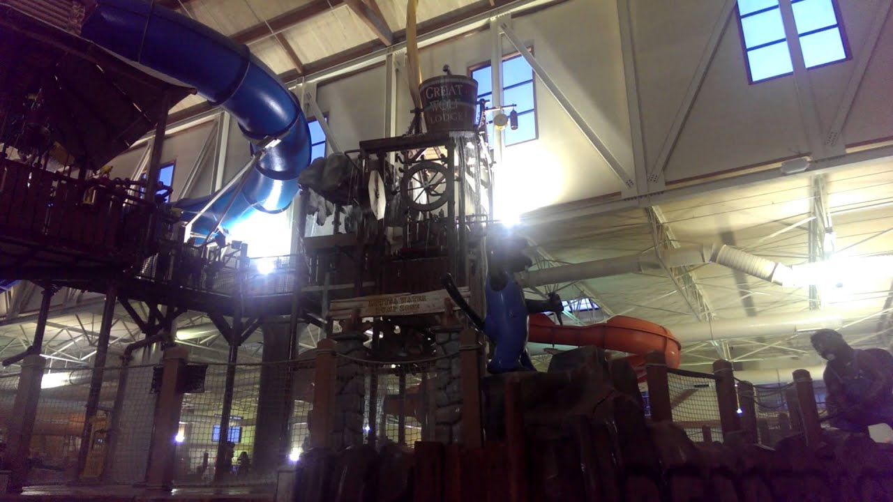 Great Wolf Lodge MasonFort Mackenzie Bucket Dump YouTube