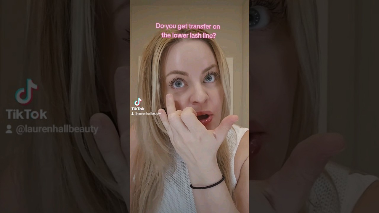 Lower Lash Line Makeup Transfer? Try this! 