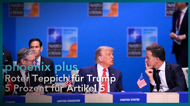 Roter Teppich für Trump? 5 Prozent für Artikel 5 | #phoenixplus