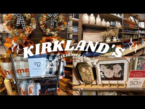 Kirkland\'s Fall Decor Shop With Me 2024 | Clearance | Home Decor ...