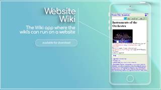 Website Wiki app promotional video screenshot 1