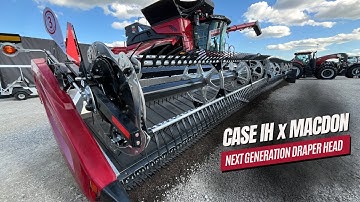 NEW Case IH x MacDon FD2 Plus Draper Header Complete Overview