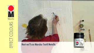 Marabu instructional video with subtitles | Marabu Effect Colours (english) screenshot 2