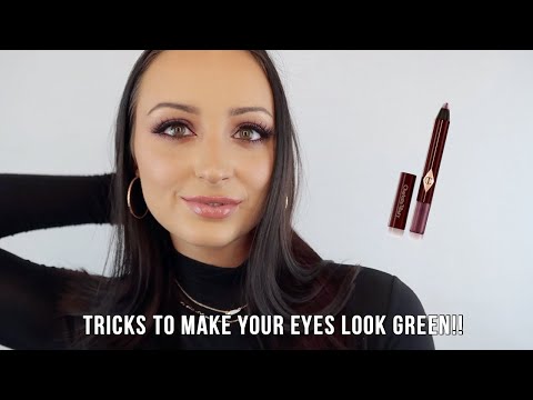 HOW TO MAKE THE GREEN IN YOUR EYES POP!