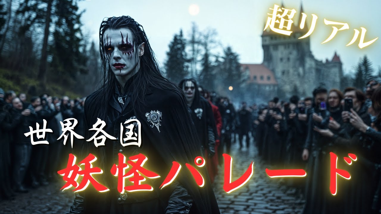 【超リアル】世界各国の妖怪パレード