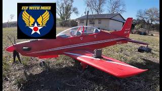 FMS Pilatus PC 21 1100mm, Bit by a Tree and Crash, Total Loss, Fly with Mike