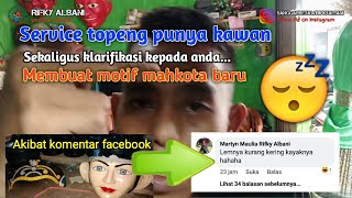 Membuat Motif Mahkota | Topeng ondel-ondel