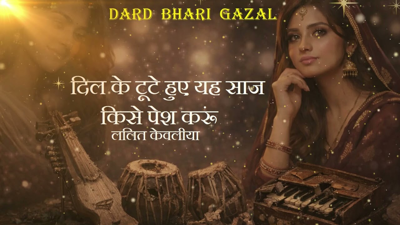 Dil Ke Tute Huve Saz | दिल के टूटे हुए साज |  Soulful Female Ghazal
