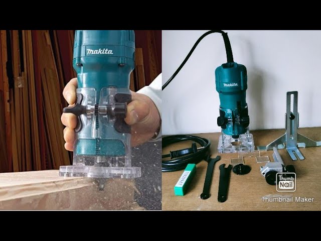 Improve your woodworking skills with MAKITA 3709 Trimmer (Unboxing/Test) class=