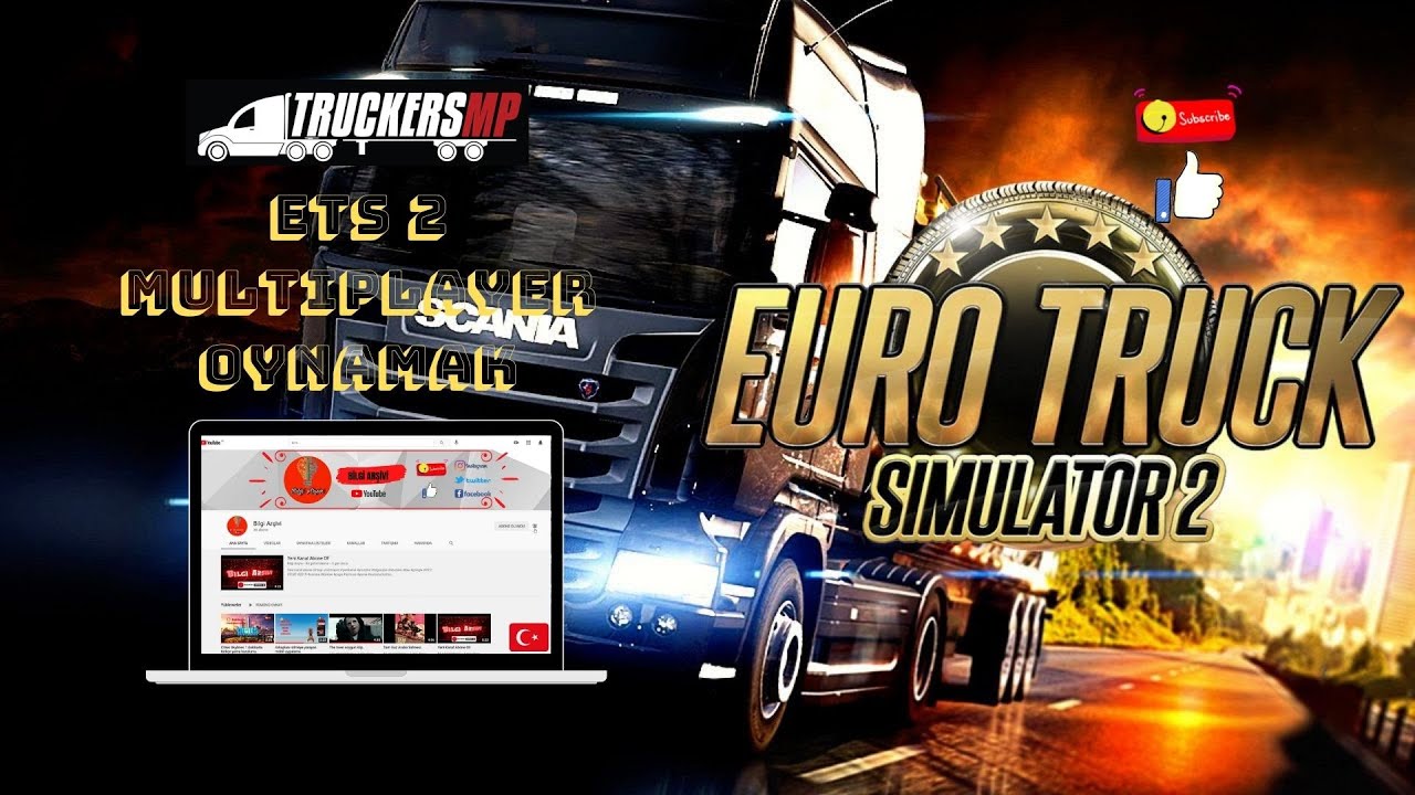 Euro Truck Simulator 2 nasıl multiplayer oynanır? - YouTube