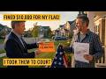 “The HOA Fined Me $10,000 for My Flag — So I Took Their Entire Board to Court