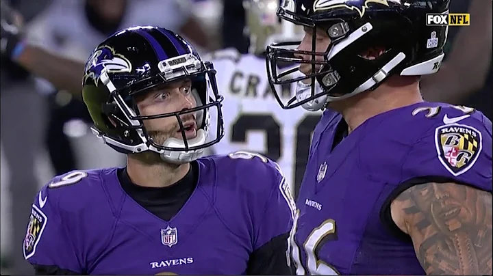 Flacco Tosses Late TD, but Tucker MISSES the PAT.....
