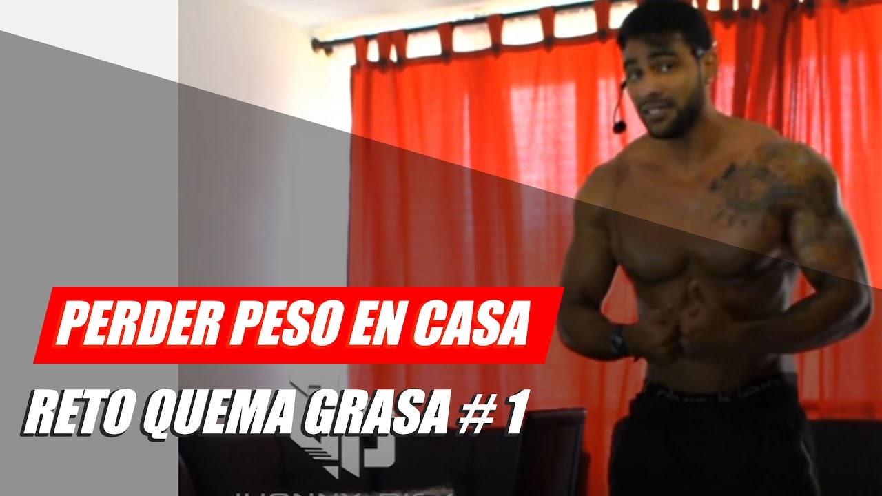 Routine to lose weight at home with Johnny Diez Personal trainer CHALLENGE # 1 entrenamiento running