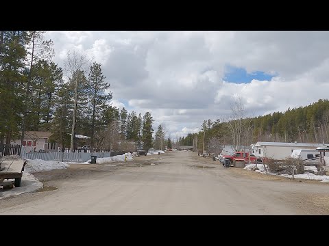 WATSON LAKE - Yukon Territory, Canada - Driving Tour of Town