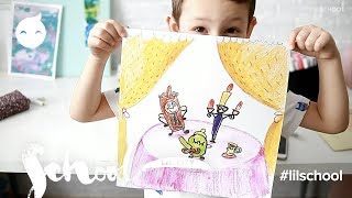 Иллюстрация к сказке Красавица и чудовище на уроке Персонаж в Lil School Иллюстрация к сказке Красавица и чудовище на уроке Персонаж в Lil School
