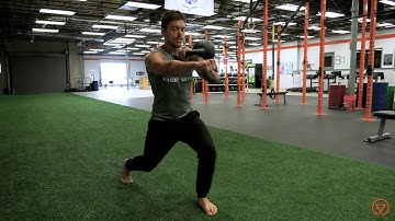 Kettlebell Front Rack Reverse Lunge