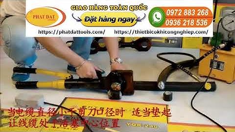 Kìm cắt cáp thủy lực CPC75 - Cắt cáp lớn