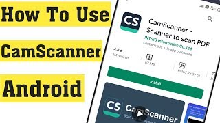 How To Use CamScanner In Android Device || CamScanner kaise use kare screenshot 5