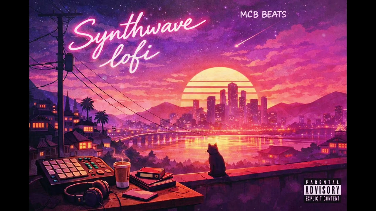 Synthwave Lofi 🌆 Night Drive Beats | Chill Lo-Fi Hip Hop to Relax, Study & Vibe – MCB BEATS