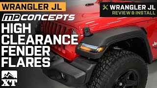 Jeep Wrangler JL MP Concepts High Clearance Fender Flares Review & Install screenshot 5