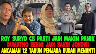 Download Lagu DUMATNO RESMI JADI SAKSI JOKOWI..!! ROY SURYO CS MAKIN PANIK MELIHAT DUMATNO RESMI JADI SAKSI JOKOWI MP3