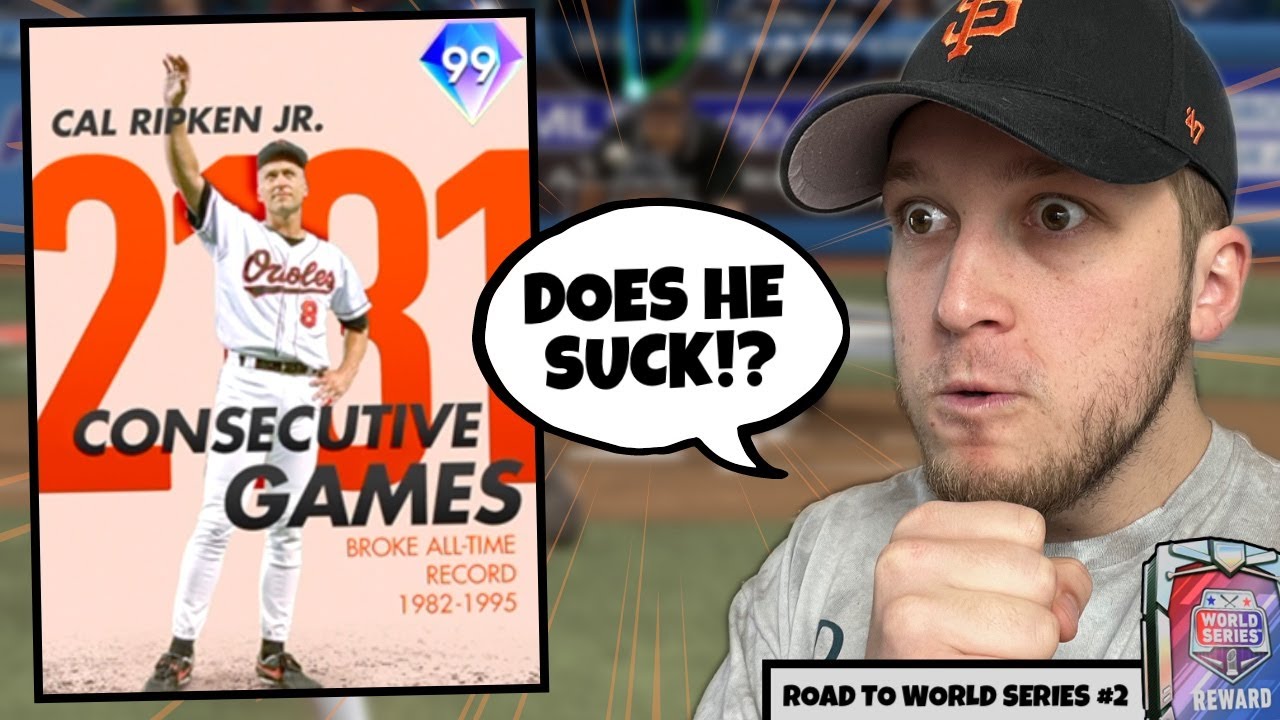 i added the *NEW* 99 CAL RIPKEN JR to the GOD SQUAD.. Road to World Series #2 (MLB The Show 21)