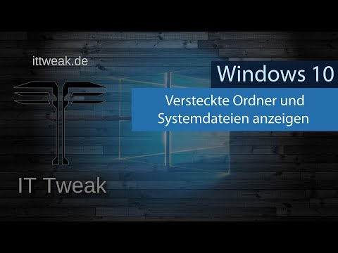 Video: So Aktivieren Sie Die Anzeige Von Versteckten Und Systemdateien