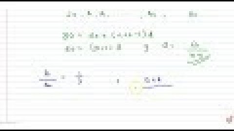 If `n` arithemetic means are inserted between `20` and `80` such tht the ratio of first mean to...
