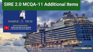 Information SIRE 2.0 MCQA-11 Additional Items #shipping #ship #youtube #viral #sea #ships #marinetechpandeyji Guide