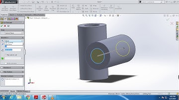 universal coupling CENTER BLOCK in solidworks