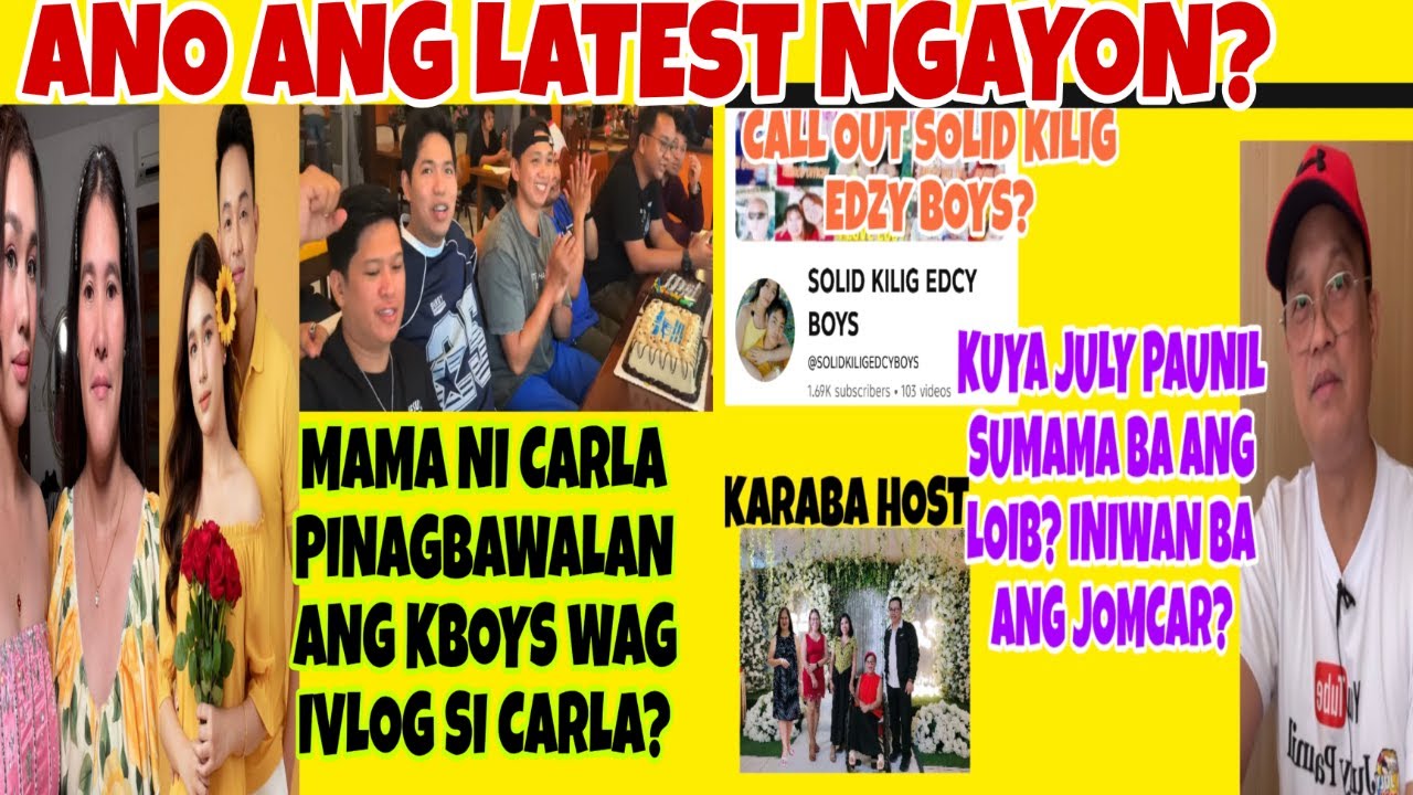 BAKIT MAY UMALMA SA SINABI NG MAMA NI CARLA?A NI CARLA?