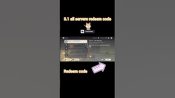 Genshin Impact new redeem code for 3.1 #genshinimpact #mihoyo #hoyoverse