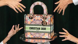 Dior Book Tote – Dior in Lights, Cruise 2021, Multicolored Pastel