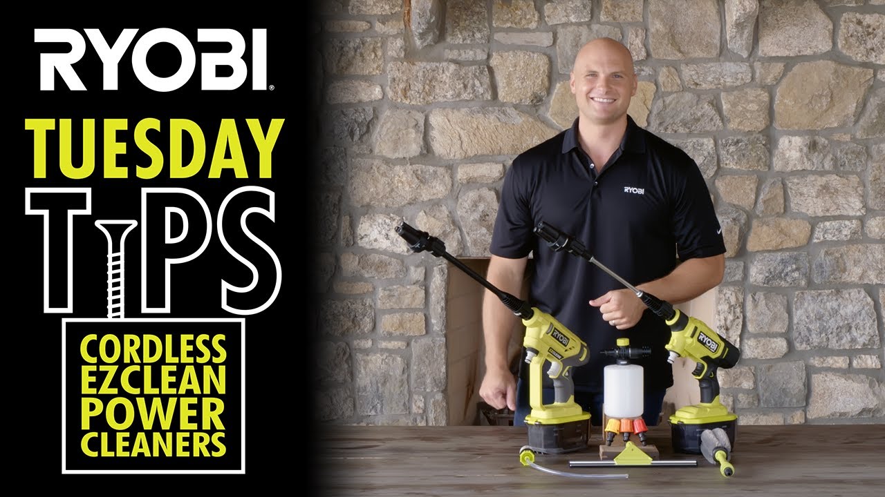 EZClean Power Cleaners | RYOBI Tuesday Tips - YouTube