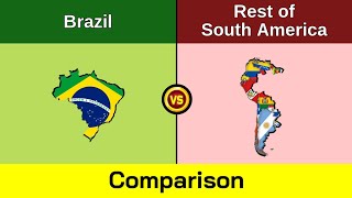 Brazil vs Rest Of South America | Rest Of South America vs Brazil | Brazil vs South America | DD