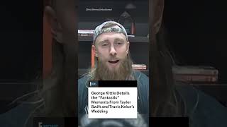 George Kittle is still thinking about Taylor Swift & Travis Kelce's wedding. (🎥: Unbuttoned)