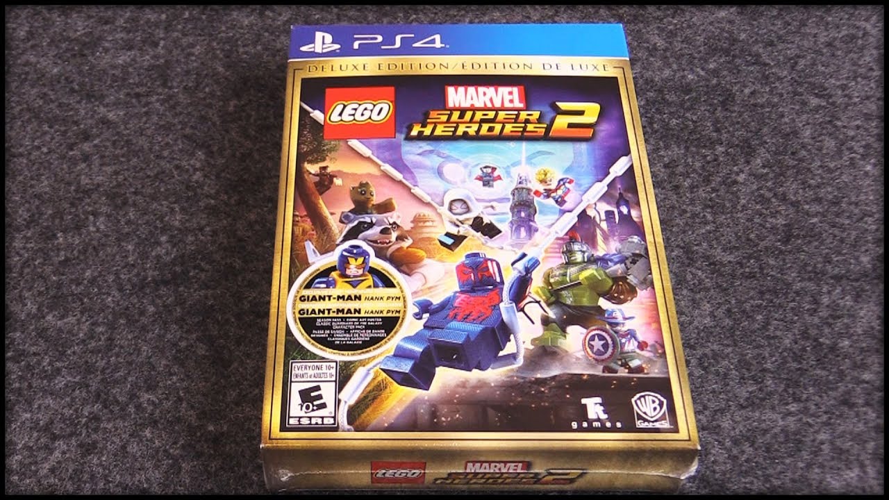 lego marvel superheroes 2 deluxe edition ps4 game